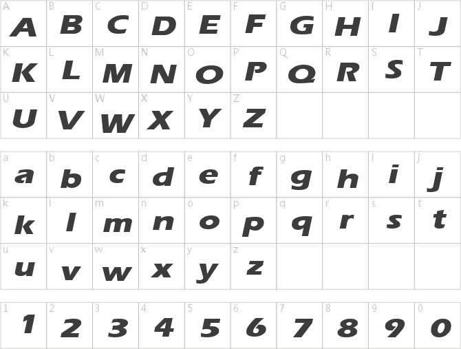 Ergoe Extrabold Expanded