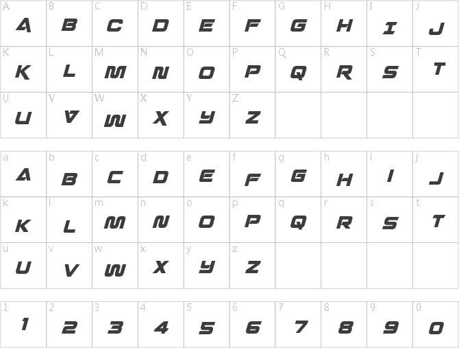 Quark Storm Condensed Italic