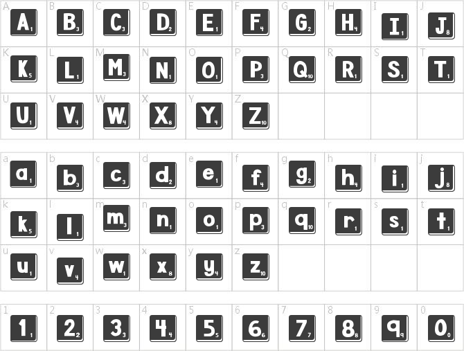 DJB Letter Game Tiles 3