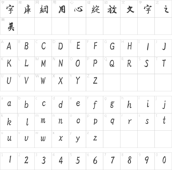 王羲之書法字體