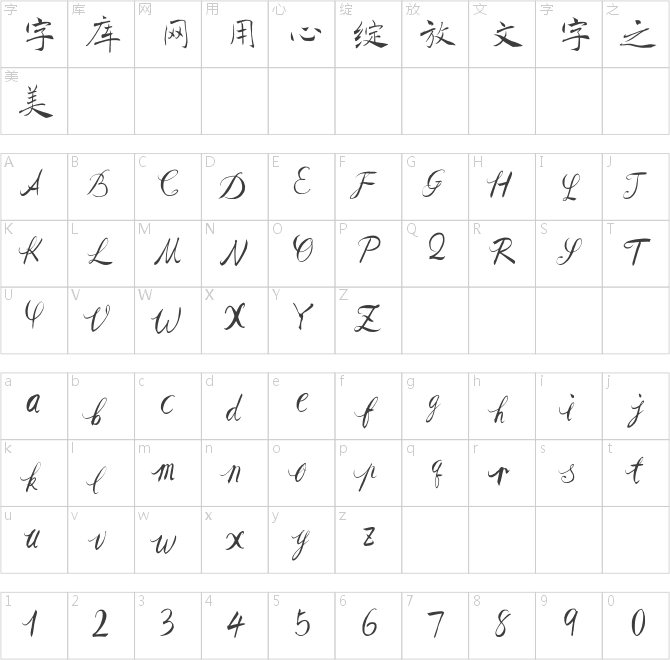 方正字跡-羽禾初唐楷 簡