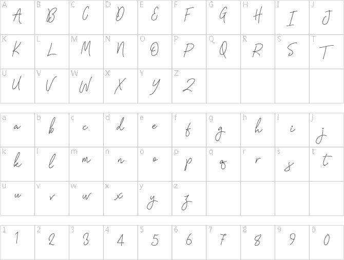 Signatura Monoline Script