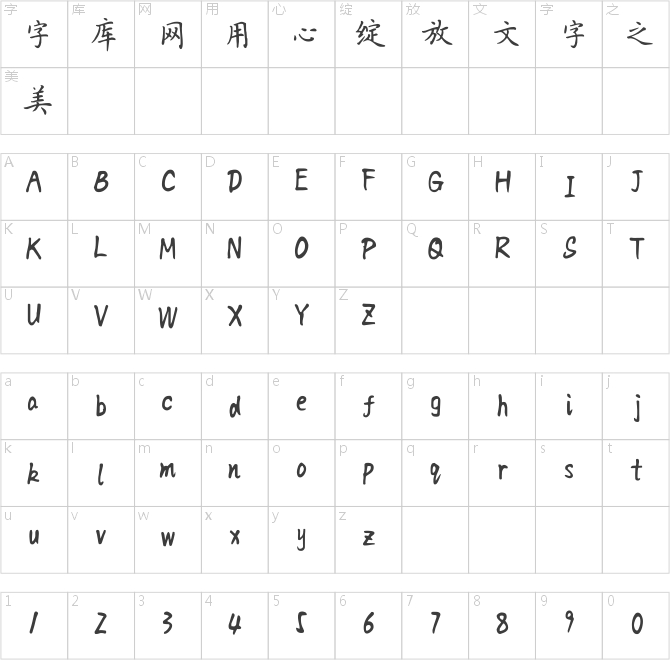 方正字跡-張顥硬筆楷體簡體