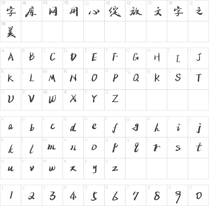 演示新手書