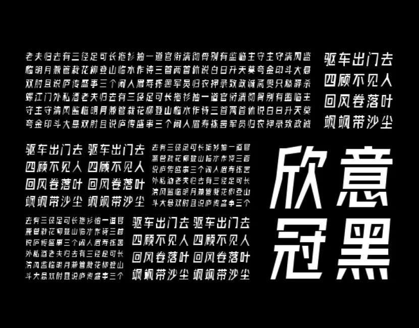 未欣意冠黑